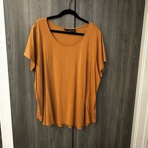 TAHARI Women’s Dress Top in Gold/Yellow - Worn Once